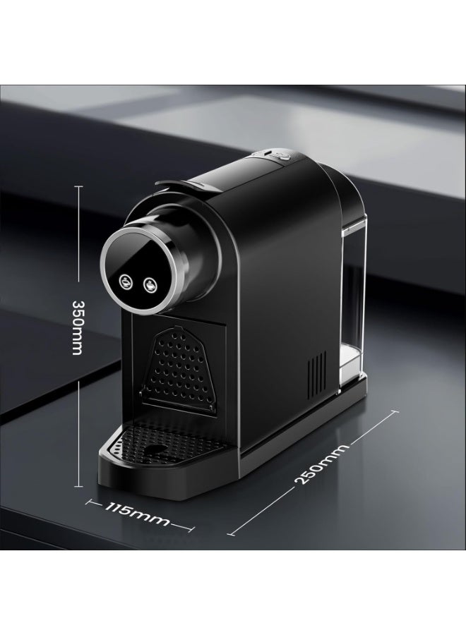 Other Manufacturer آلة قهوة كبسولات متوافقة مع نسبرسو أوريجنال، آلة صنع القهوة مع 2 حجم تحضير، آلة إسبريسو 19 بار مع خزان ماء قابل للفصل سعة 800 مل لتحضير اللاتيه والكابتشينو بسهولة - Image 3