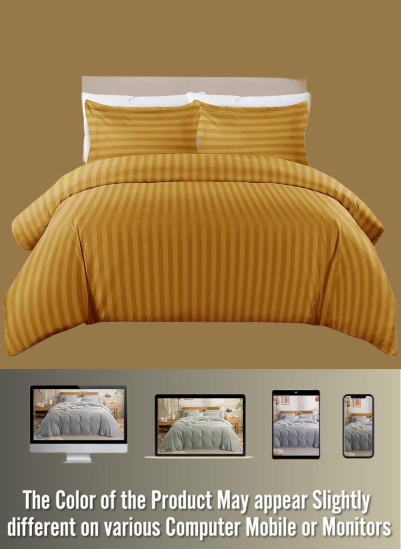 Blueberry 6 Pieces Super King Size Duvet Cover Set with Fitted sheet and Pillowcases  - Image 3