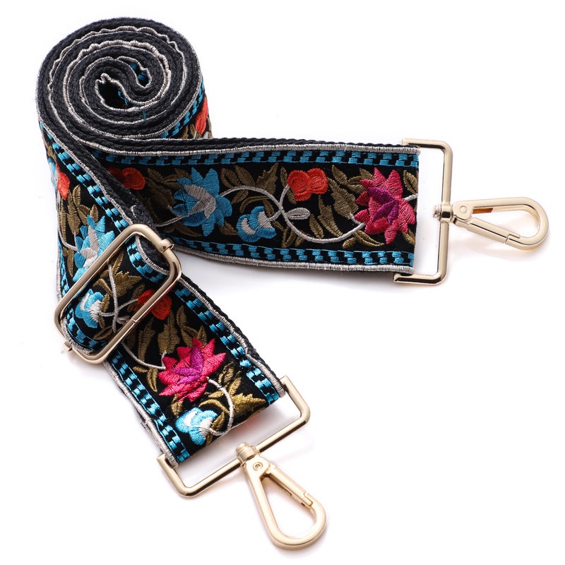 S-Jacorry Purse Strap Replacement Crossbody Wide Shoulder Strap Adjustable Canvas Straps Handbag Strap Replacement Belts - Image 3