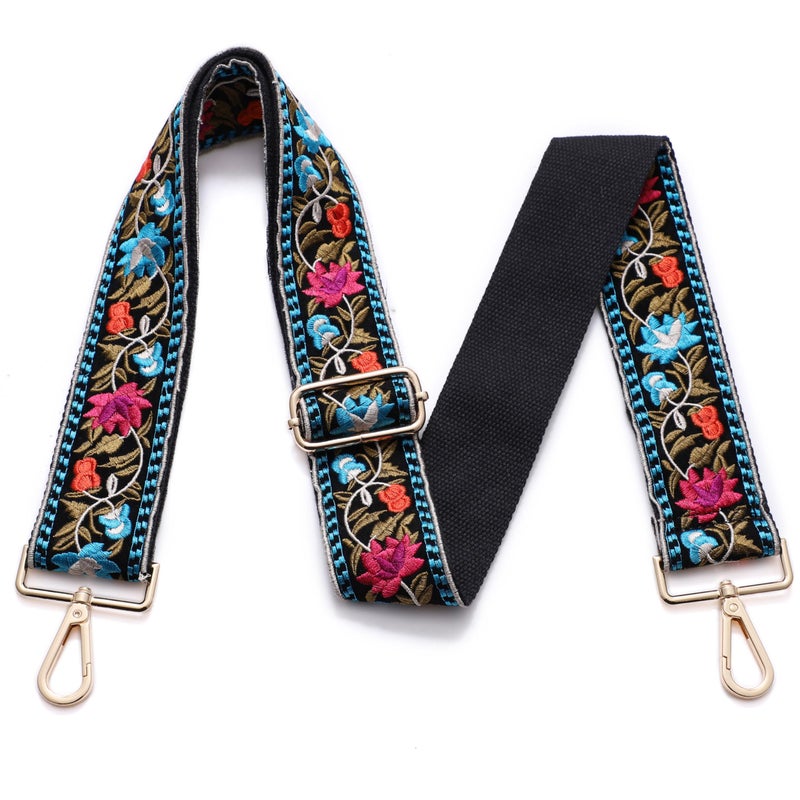 S-Jacorry Purse Strap Replacement Crossbody Wide Shoulder Strap Adjustable Canvas Straps Handbag Strap Replacement Belts - Image 2