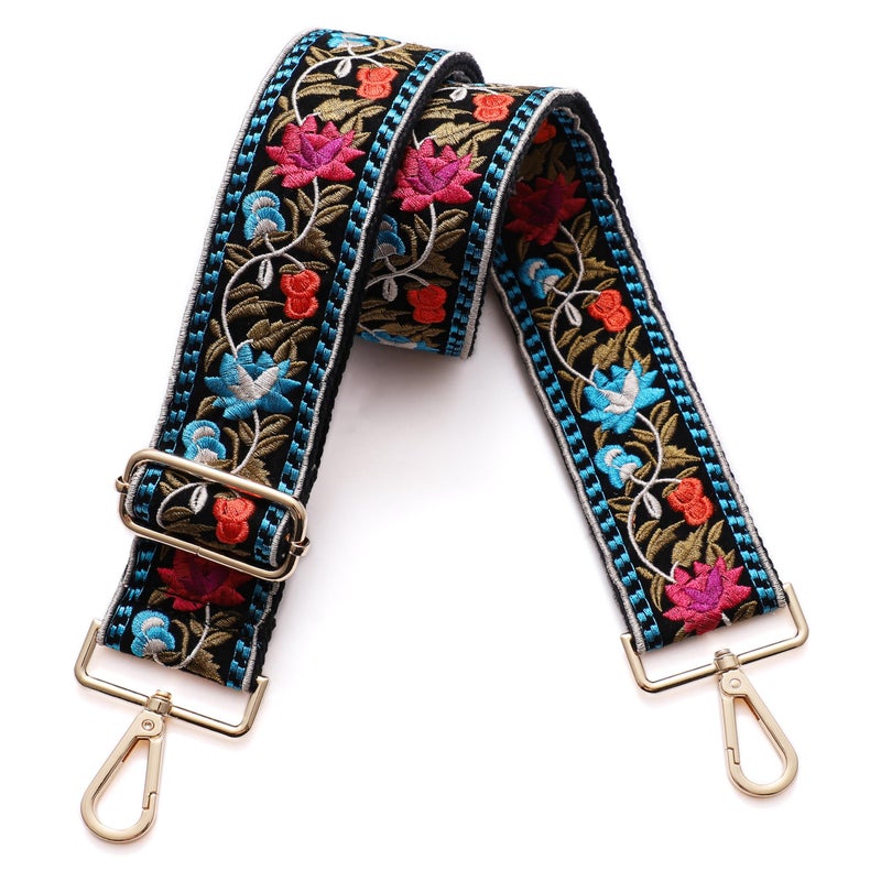 S-Jacorry Purse Strap Replacement Crossbody Wide Shoulder Strap Adjustable Canvas Straps Handbag Strap Replacement Belts - Image 1