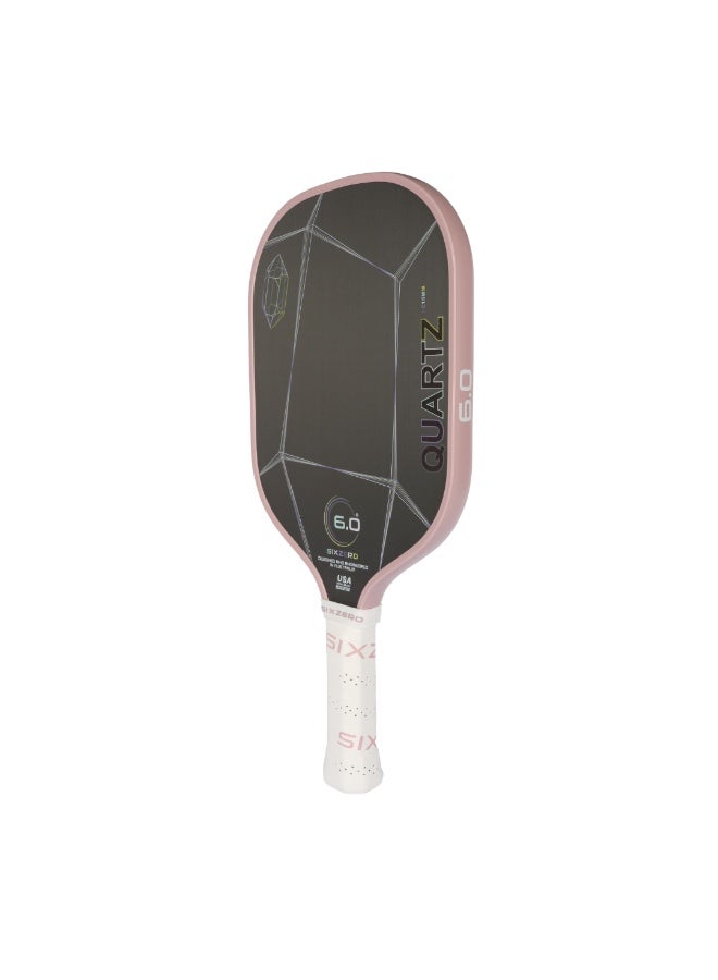 Six Zero Quartz Pickleball Paddle (Rose) - Image 2