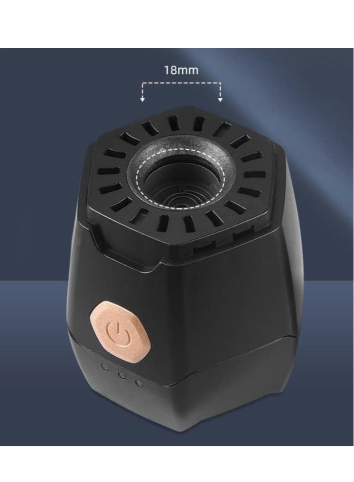 Bukhoor Well-designed aroma diffuser, electronic incense burner, portable smart aroma diffuser, car mini aroma diffuser, safe and intimate (black)  - Image 5