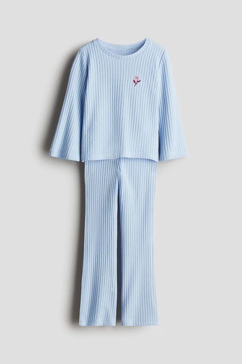 H&M 2-piece rib-knit set