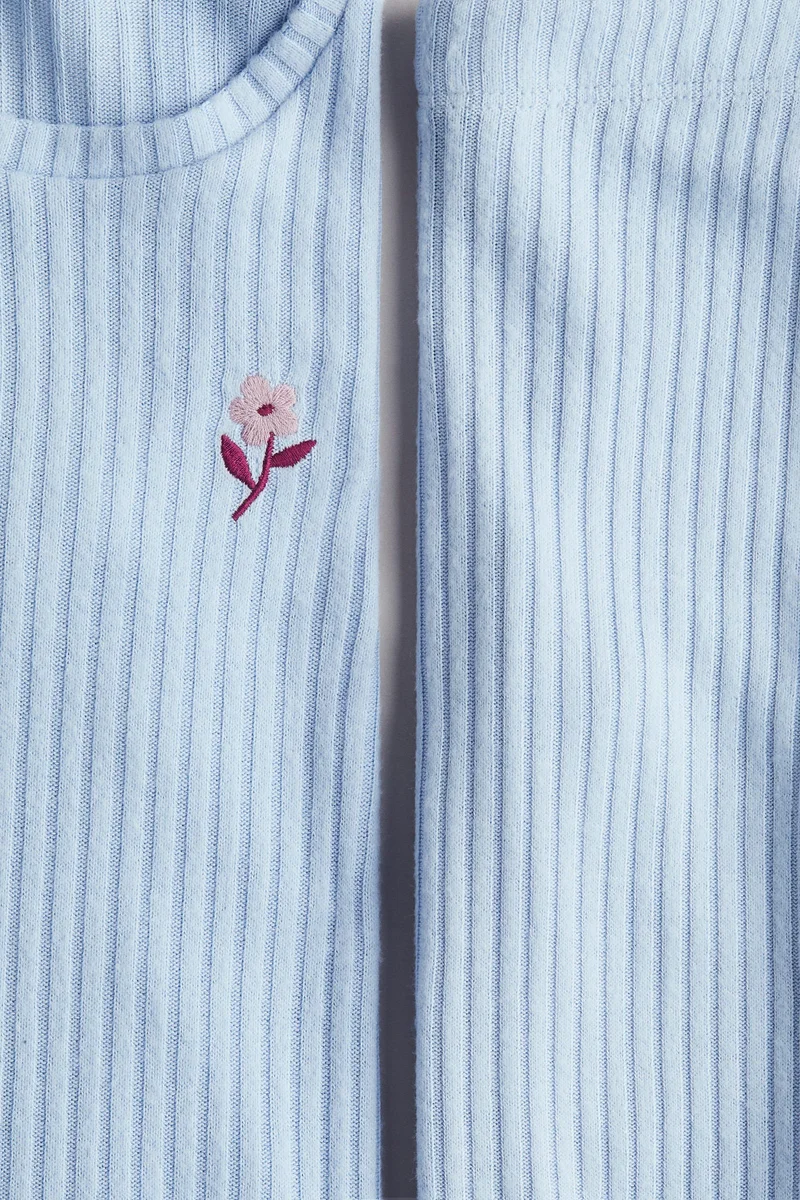 H&M 2-piece rib-knit set