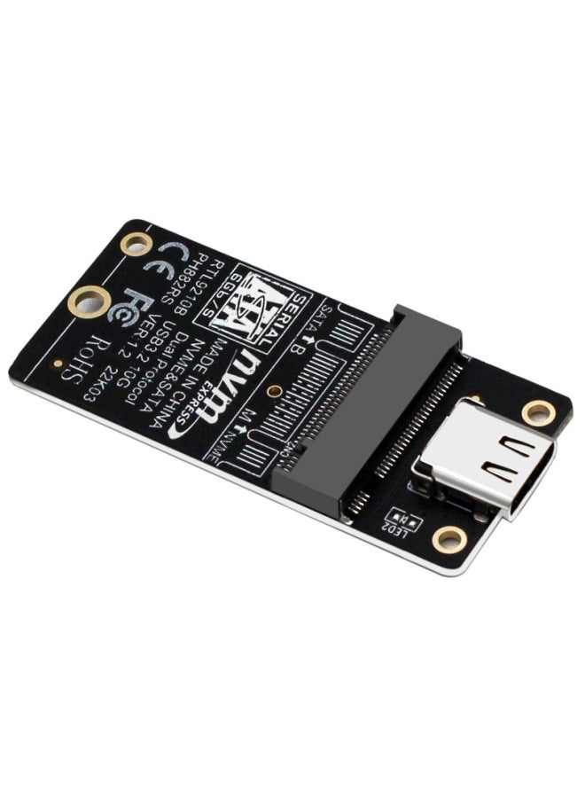 M.2 NVMe Hard Disk Box Adapter Card 9210B Dual Protocol Type-c USB3.1 Gen2 10Gbps-Color:PH882RS-PCBA  - Image 3