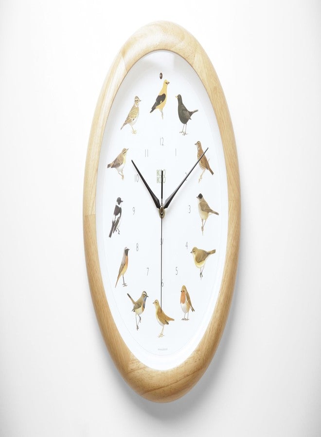 KOOKOO Singvogel Wood, Singing birdclock Includes 12 Genuine Original Field Recordings from Native Songbirds - Image 3