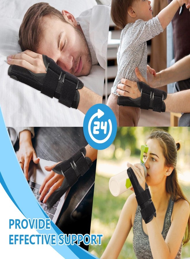 joingood Pinky Finger Splint, Finger Splint for Pinky, Broken Pinky Finger Brace, Little Finger Splint, Metacarpal Finger Splint Hand Brace for Trigger Finger, Arthritis, Pinky Splint Left Hand, L - Image 2