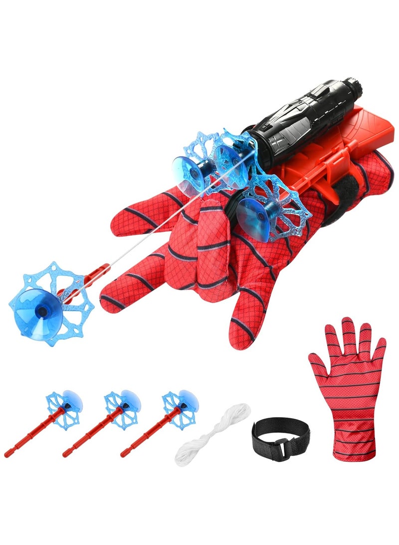 Spider Launcher Glove, Kids Spider Hero Gloves, Spiderman Toy Glove, Spiderman Web Shooter, Launcher Toy, Wrist Toy Set, Cosplay Glove Launcher  - Image 1