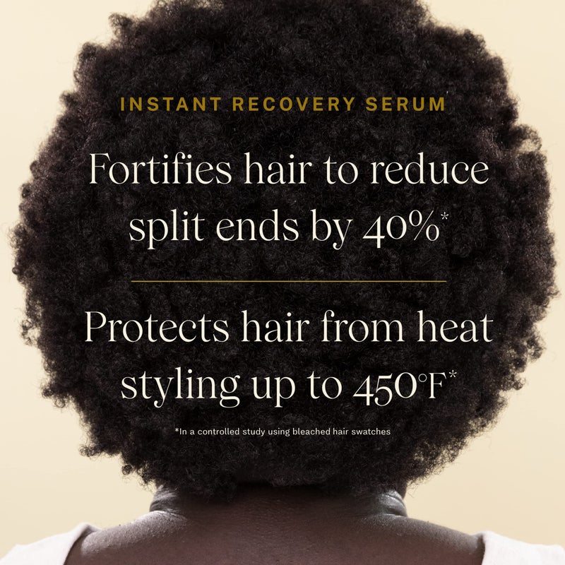 JVN Complete Instant Recovery Hair Serum, 3.4 Fl Oz, Frizz Fighting, Heat Protectant, Hair Smoothing Cream Strengthens & Repairs Damage, Silicone Free - Image 3
