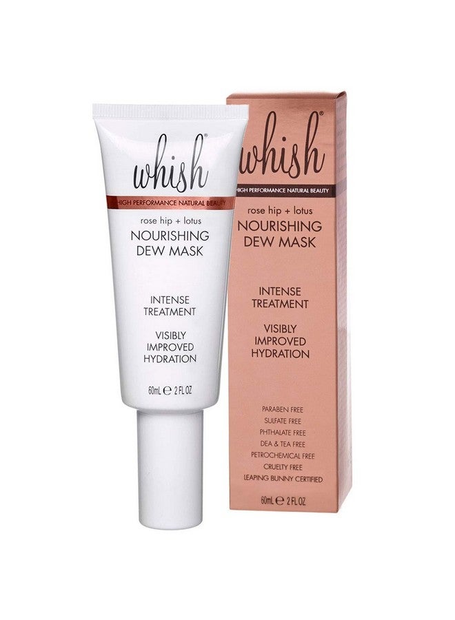 ويسك قناع وجه الندى المغذي بزيت ثمر الورد وزيت اللوتس مرطب للوجه مضاد للشيخوخة ومضاد للالتهابات وتحسين ترطيب البشرة - Image 2