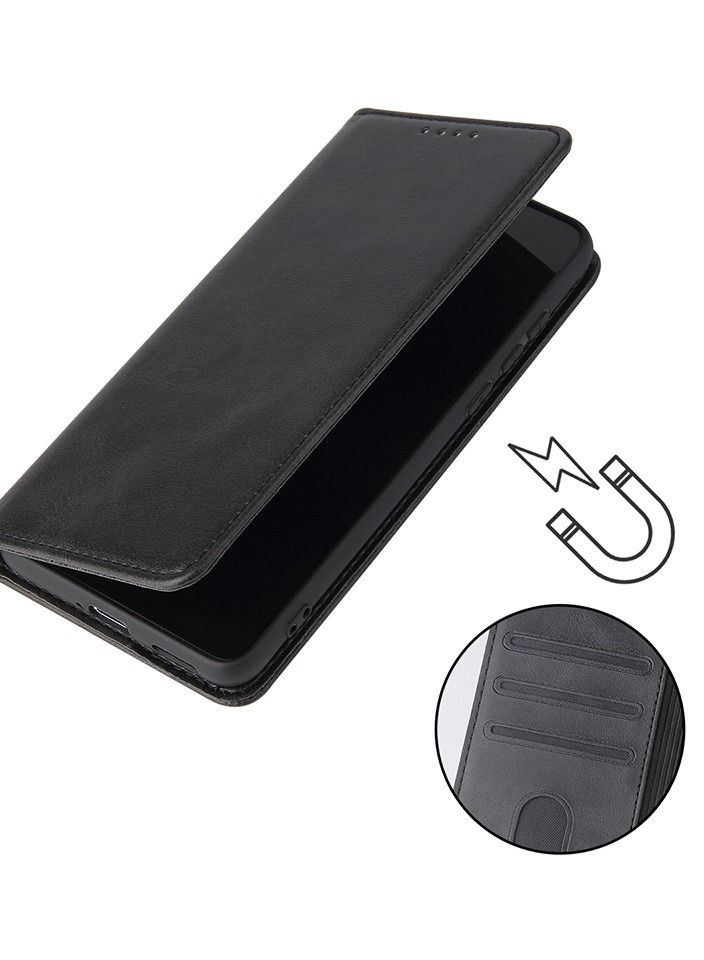 Suitable For HUAWEI Flip Type Solid Color Magnetic Phone  Case - Image 2