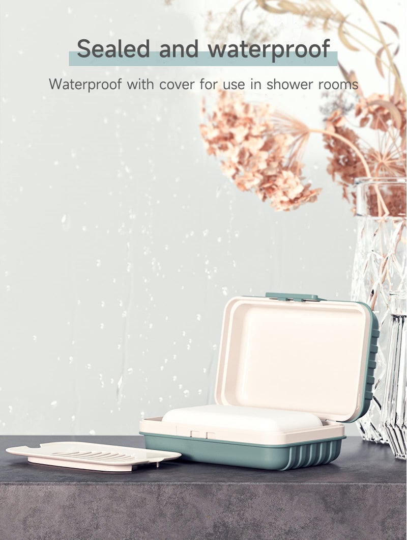 Doter Travel Soap Dish with Lid - Draining Soap Bar Holder - Travel Soap Container - Portable Soap Case for Traveling, Camping, Outdoor, Gym, Bathroom,Travel Essentials - Image 4