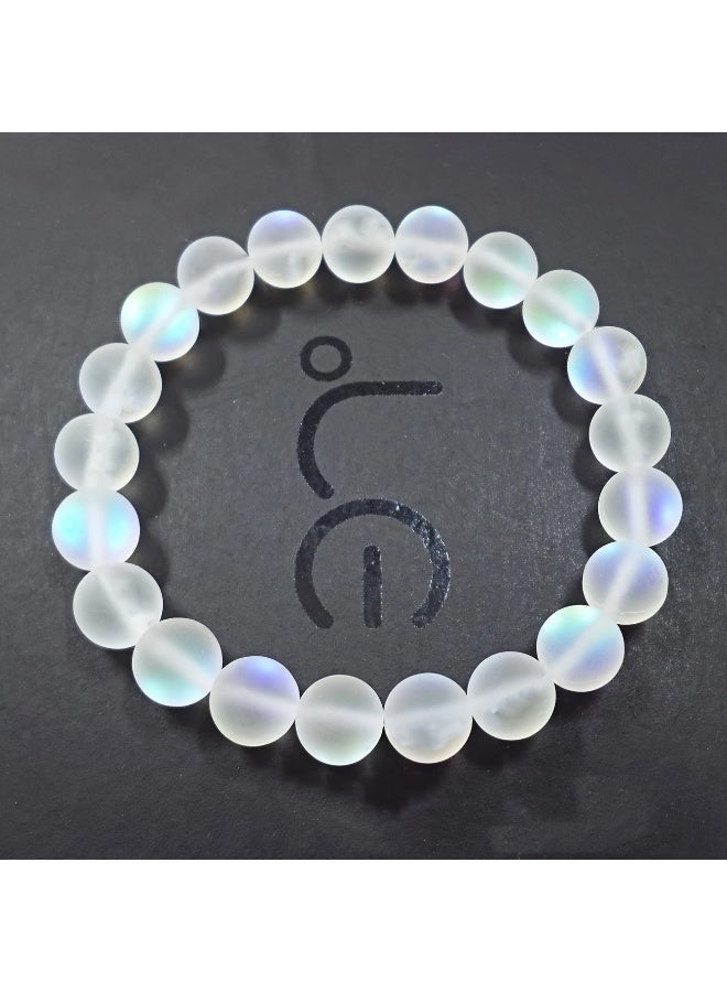 Goolsky One 8mm Frosted Moonlight Bracelet, Simple and Elegant Couple Style Hand Chain, Vacation Style - Image 5