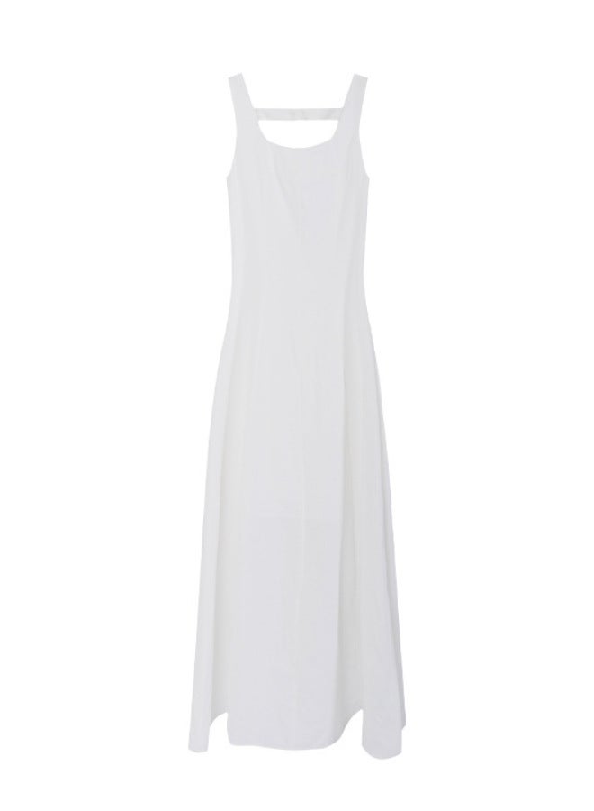 Yailla Summer Square Neck Vest Dress 