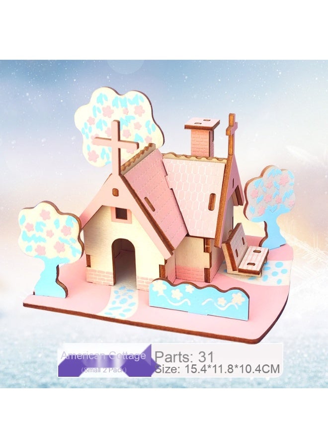 ألعاب نموذجية ثلاثية الأبعاد خشبية للأطفال - تركيب مجسمات مثيرة - Image 1