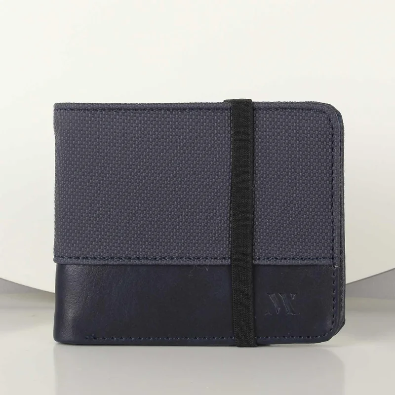 My Valice Men's Leather Wallet and Card Holder 1902 Navy Blue