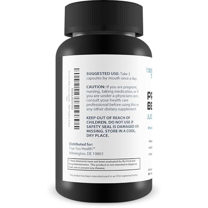 Pro Lean Belly Juice Capsules - Daily Cleanse Supplement - Support Digestive Health, Immune Health, Regularity, & Overall Wellness - Detox Cleanse - Aid Improved Health & Energy - With Psyllium & Aloe - Image 3