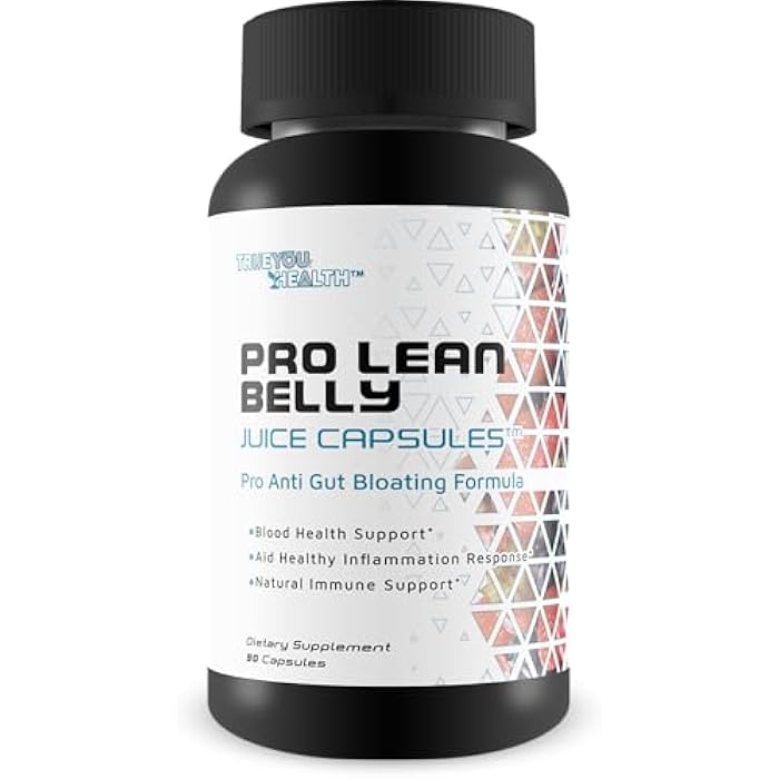 Pro Lean Belly Juice Capsules - Daily Cleanse Supplement - Support Digestive Health, Immune Health, Regularity, & Overall Wellness - Detox Cleanse - Aid Improved Health & Energy - With Psyllium & Aloe - Image 1