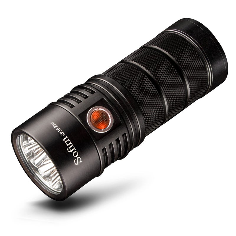 sofirn SP36 Pro Rechargeable LED Flashlight 8000 Lumens max, Powerful Flashlight with 4X SST40 6500K LED Anduril UI2, IPX8 Waterproof, for Emergencies Camping (SP36 Pro-Kit) - Image 1