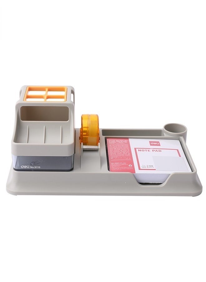 Deli Desktop Stationery Storage Box With 7 Compartments Suitable For Home Office School Art Supplies  - Image 1