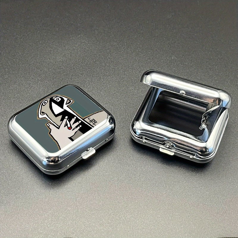 Metallic Color Portable Mini Ashtray For Car Outdoor Smoking Accessories - Image 5