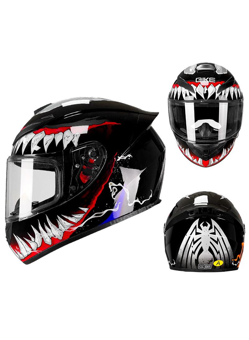 general Full Face Motorbike Helmet Motorcycle Adult Rider Biker Sports Crash Helmet - Image 1