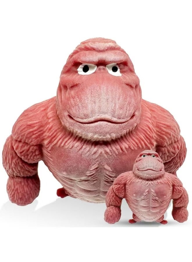 Squishy Monkey Toys - Squeeze Toys for Adults and Kids, Sand-Filled Animals Stress Ball, Stretchy Monkey Sensory Toys for Relaxing and Calming - Elastic and Soft Squeeze Fidget Toys for Party Favors 