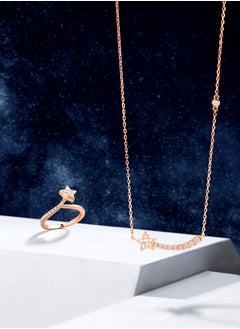 AWNL Polestar Wishing Necklace with 925 Sterling Silver 18k Rose Gold Pendant Gift for Women Wife Girlfriend  - Image 3