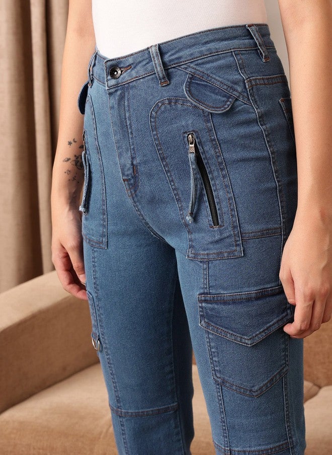 STREET 9 Comfort Bootcut Cropped Jeans for Women - Image 5