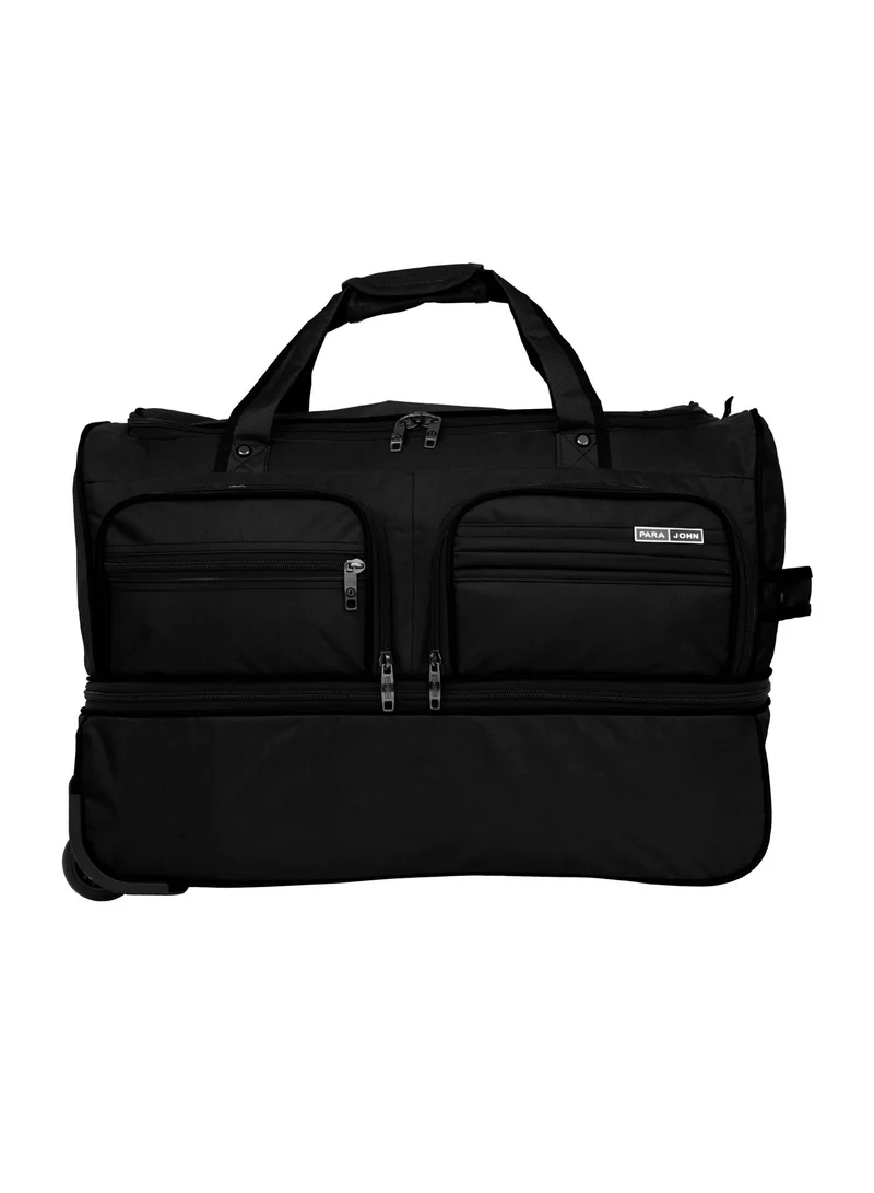 بارا جون طقم حقائب دافل للسفر Para John Carry Max مكون من 3 قطع – حقائب نايلون بعجلتين قابلة للتوسيع (20 و24 و28 بوصة)
