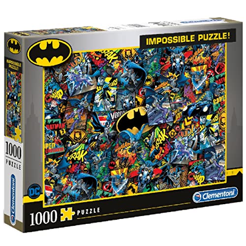 Clementoni Batman Impossible Jigsaw Puzzle, 1000 Pieces, Made in Italy, Adults’ Puzzles, 39575 - Image 1