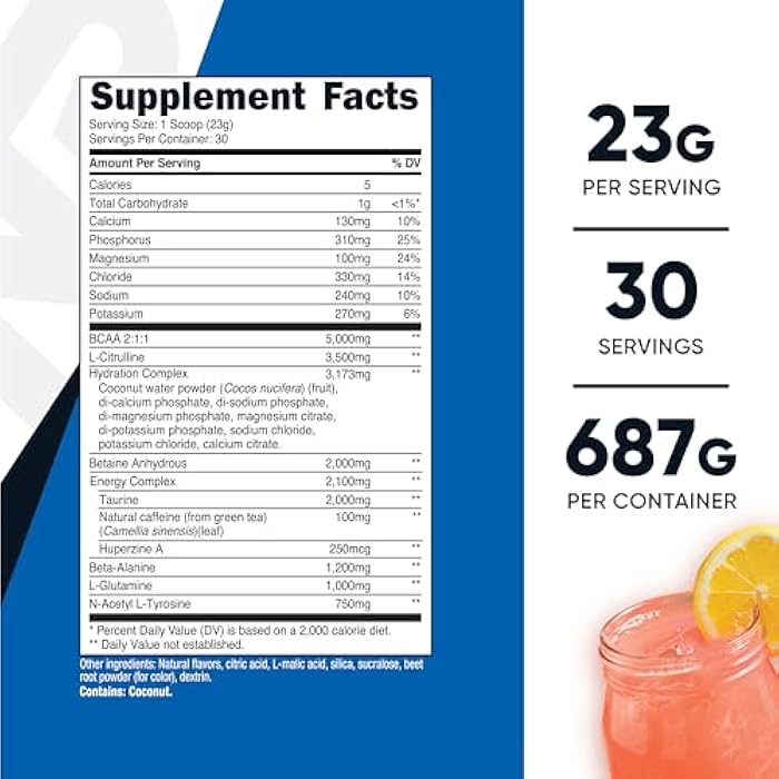 Nutricost Intra-Workout Powder, 30 Servings (Pink Lemonade) - Non-GMO, Gluten Free, Intraworkout Supplement - Image 2