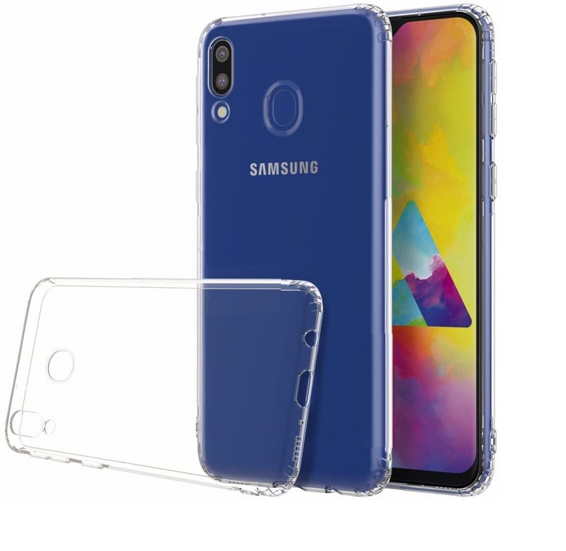 Realcase Samsung Galaxy M20 Back Cover Case | Ultra Slim Thin Scratch Resistant Clear TPU Transparent Soft Skin Silicone Protective Case Back Cover for Samsung Galaxy M20 - Image 1