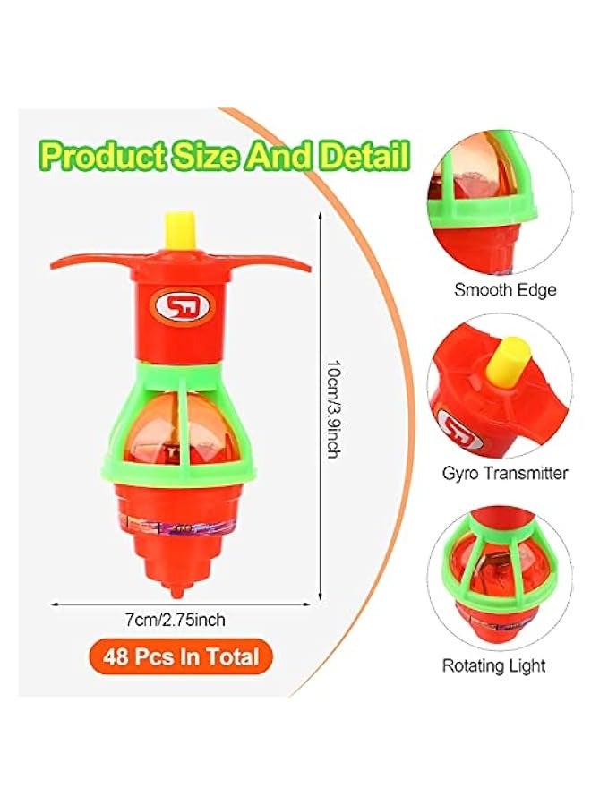دوركو هدايا حفلة عيد ميلاد الأطفال - 20 قطعة من ألعاب الدوران المضيئة في الظلام - Image 3