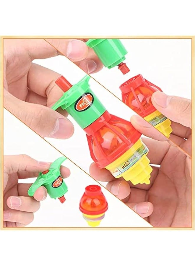 دوركو هدايا حفلة عيد ميلاد الأطفال - 20 قطعة من ألعاب الدوران المضيئة في الظلام - Image 4