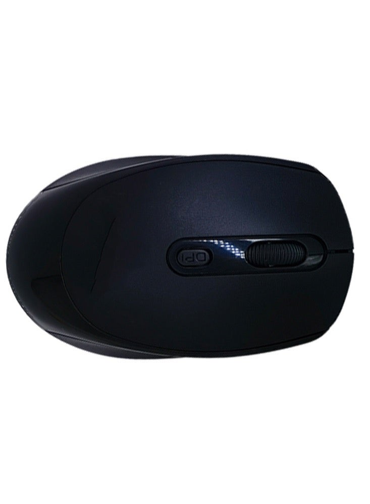 Wireless Mouse with Silent Click Black Color - Image 3