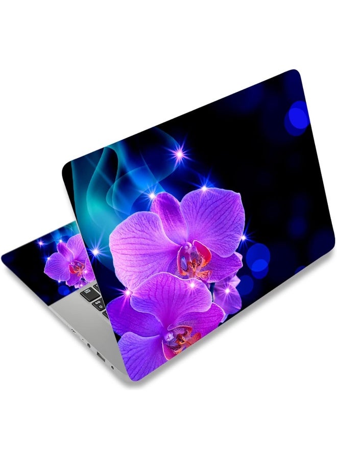 Home Trove RICHEN Laptop Notebook Skin Sticker Cover Decal Fits 12 13 13.3 14 15 15.4 15.6 inch Laptop Protector Notebook PC | Easy to Apply, Remove and Change Styles (Phalaenopsis) - Image 1