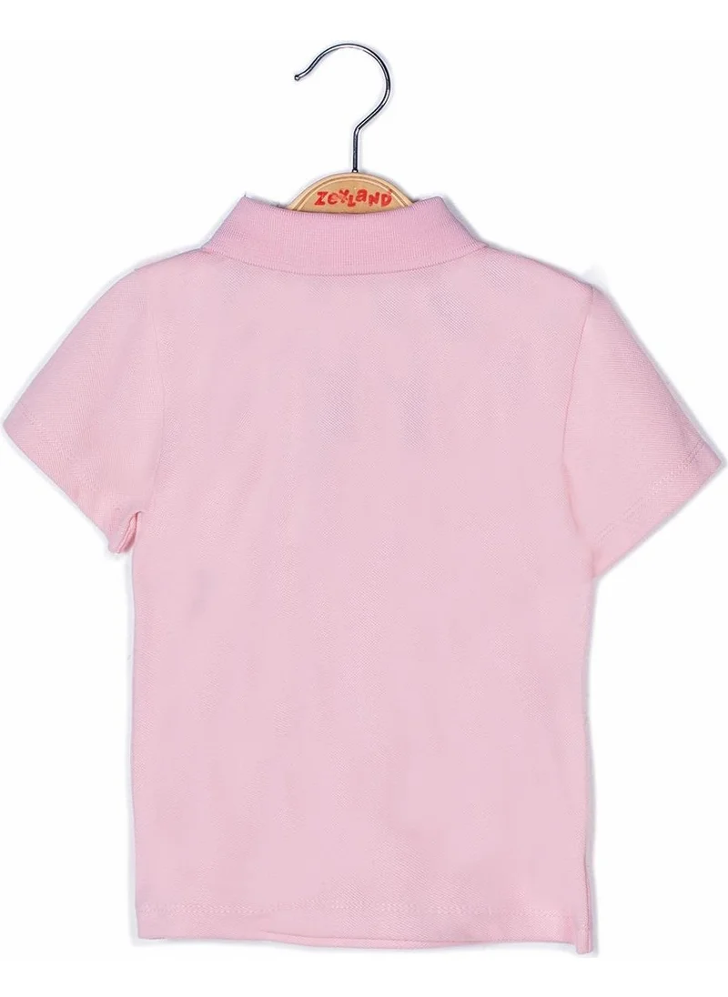 Zeyland Girls Polo Neck Short Sleeve T-Shirt