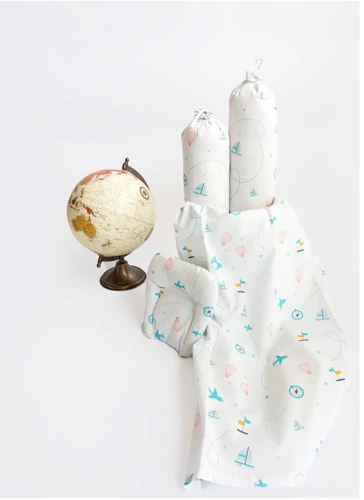 Yellow Doodle Yellow Doodle Organic Bedding Gift Basket - Lil Travellers  - Image 1