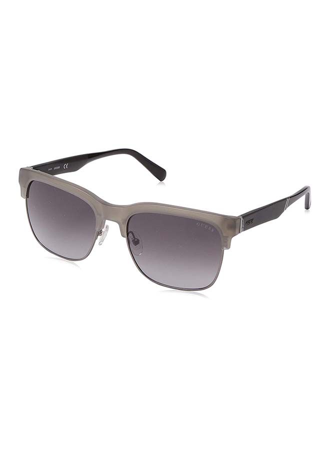 GUESS Unisex Square Sunglasses with Smoked Lenses - GU6912 20B 58mm - Image 1