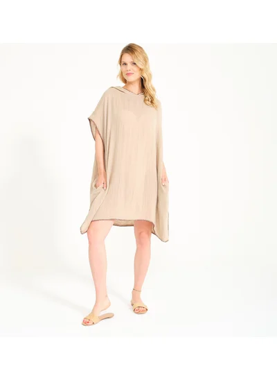 Miespiga Unisex Muslin Hooded Surf Adult Poncho