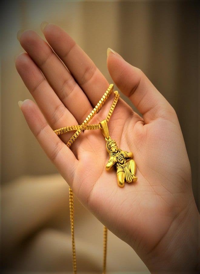CHARMS Hanuman Idol Pendant Necklace – Hindu Devotional Protection for Unisex - Image 5