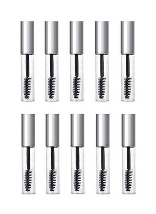 10 Pieces 10Ml/0.33Oz Empty Clear Plastic Eyelash Tube Bottlesrefillable Mascara Container With Inner Plug And Silver Cap - pzsku/Z0428695E09A745B0F287Z/45/_/1688971875/900bae8f-7f8e-4106-87ba-90c7218ca102