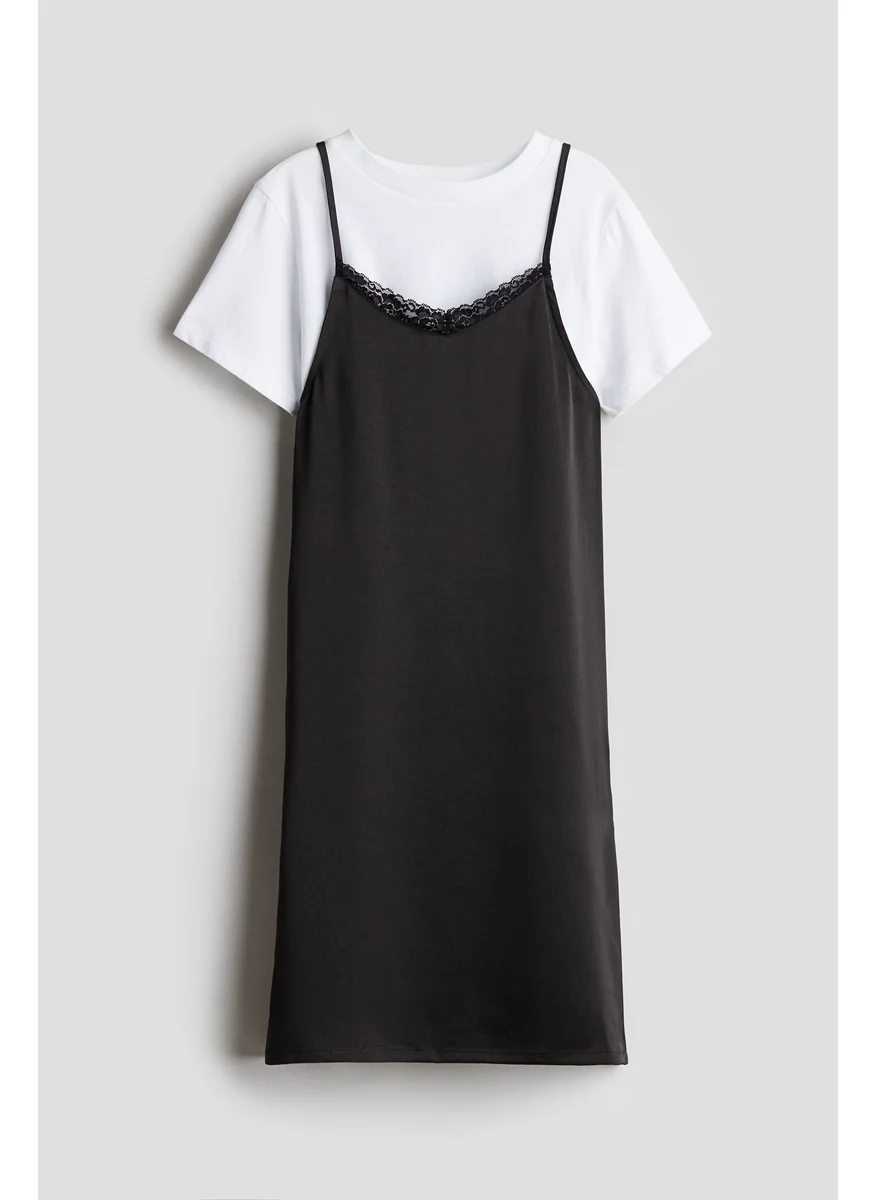 اتش اند ام 2-Piece Top And Dress Set
