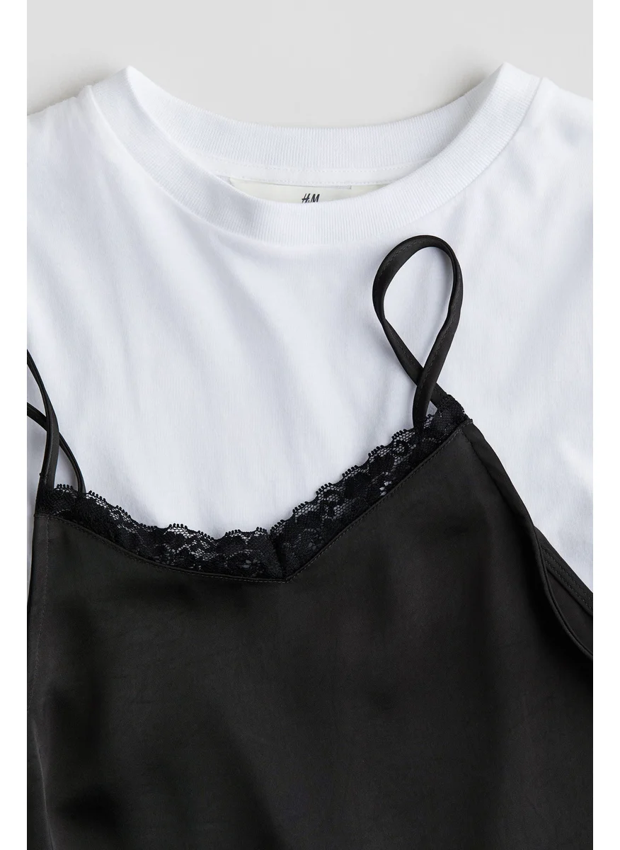 اتش اند ام 2-Piece Top And Dress Set