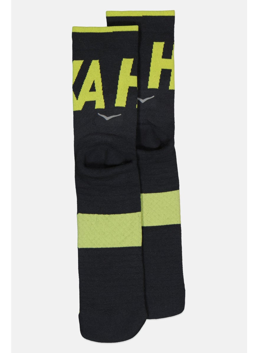 Hoka Men 1 Pair Brand Logo Socks, Black  - Image 2