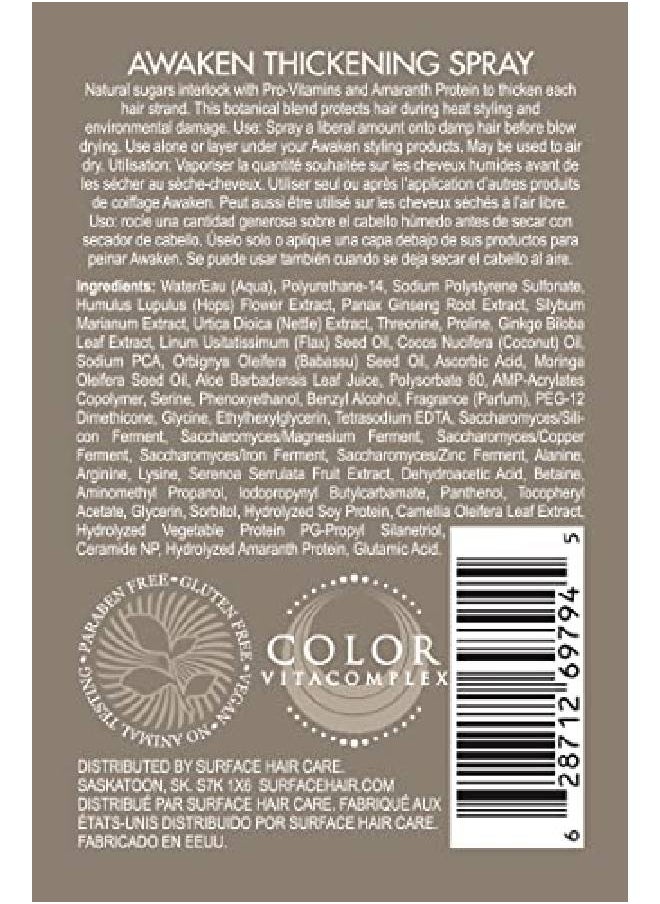 Surface Hair Awaken Thickening Spray 4 Fl Oz  - Image 3