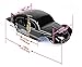 SummitLink Custom Body Compatible for 110 18 Scale RC Car or Truck Truck not Included Muddy Green Over Black - Image 4