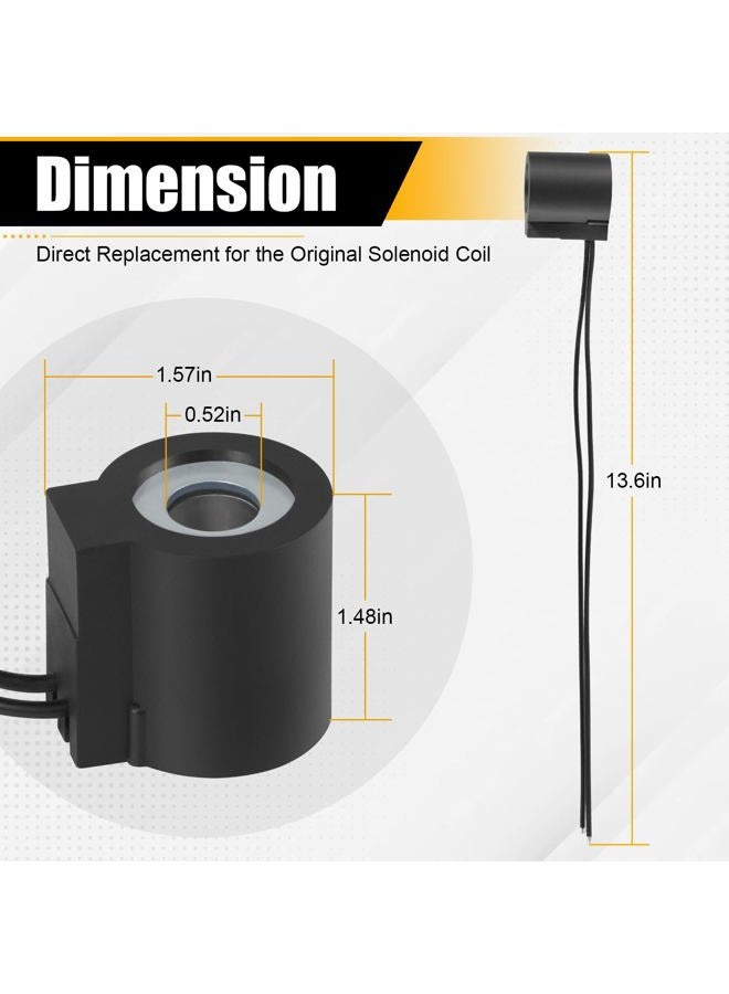 Deargooday for 10238-66 12VDC Solenoid Coil 16W Hydraulic Power Unit Lift Dump - Image 4